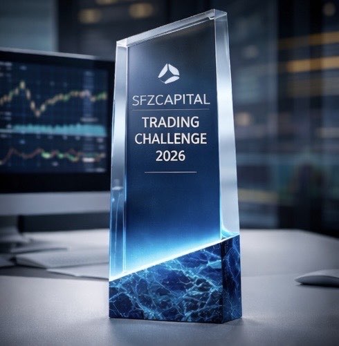 SFZ Capital Trading Challenge winner award trophy